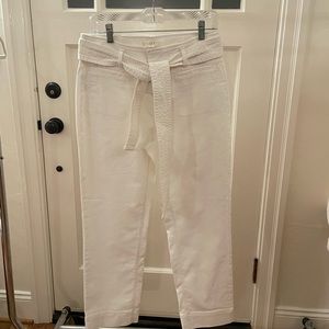 Loft White Jeans